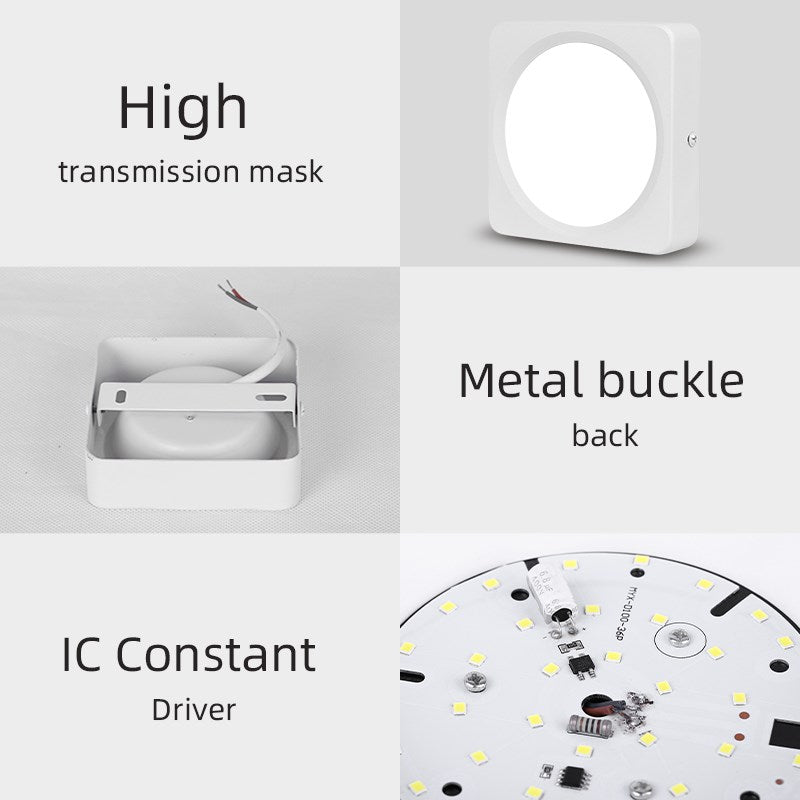 Square Led Ceiling Light 220V Downlight 10W/15W/25W/35W Spotlight Led For Bedroom Lighting Fixture Kitchen Panel Light Living Room