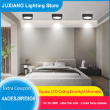 Square Led Ceiling Light 220V Downlight 10W/15W/25W/35W Spotlight Led For Bedroom Lighting Fixture Kitchen Panel Light Living Room