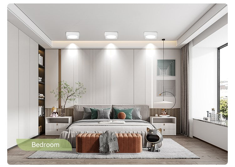 Square Led Ceiling Light 220V Downlight 10W/15W/25W/35W Spotlight Led For Bedroom Lighting Fixture Kitchen Panel Light Living Room