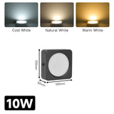 Square Led Ceiling Light 220V Downlight 10W/15W/25W/35W Spotlight Led For Bedroom Lighting Fixture Kitchen Panel Light Living Room