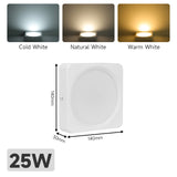 Square Led Ceiling Light 220V Downlight 10W/15W/25W/35W Spotlight Led For Bedroom Lighting Fixture Kitchen Panel Light Living Room