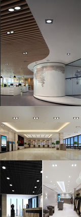 Dimmable SMD Recessed Led Downlight Square 2835 Spotlight 110/220V 18W 24W 30W Ceiling Lamp For Indoor Lighting