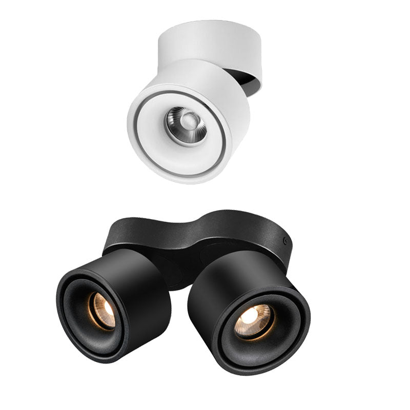 Dimmable surface mounted Rotating LED Downlights 7W 10W 15W 14W 20W 30W COB LED Ceiling Spot Lights 85-260V Lamp Indoor Lighting