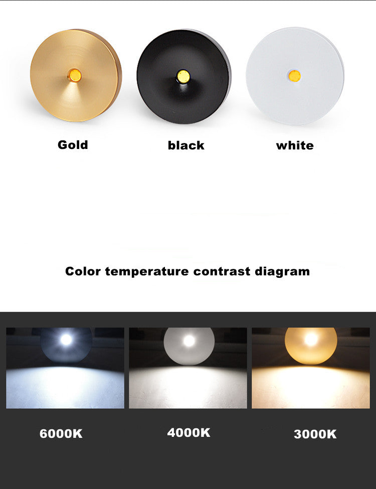 Surface Mounted 3W 5W 7W LED Downlight 220V Ceiling Lamps Ultra Thin Driverless Book Rack LED Spot Lights Lighting