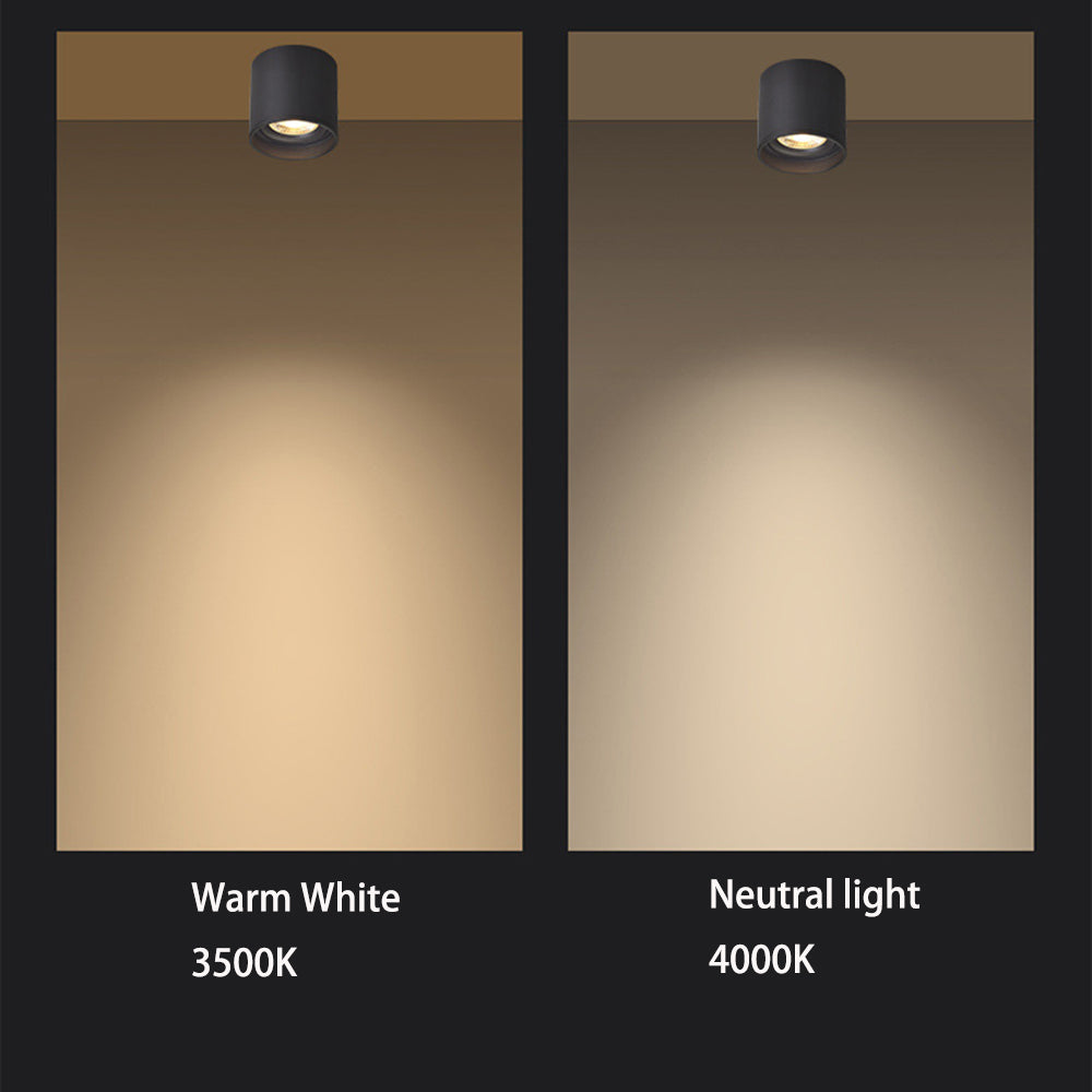 Modern LED Downlight 5W 7W 10W Surface Installation Home Lighting Bedroom Living Room Aisle Ceiling Spotlight Adjustable Angle