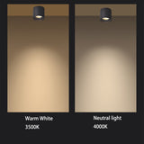 Modern LED Downlight 5W 7W 10W Surface Installation Home Lighting Bedroom Living Room Aisle Ceiling Spotlight Adjustable Angle