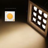 Recessed Square LED Downlights 8W 18W 20W COB LED Ceiling lamps AC220V LED Spot Lights room Hotel clothing store Indoor Lighting