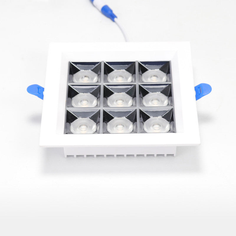 Recessed Square LED Downlights 8W 18W 20W COB LED Ceiling lamps AC220V LED Spot Lights room Hotel clothing store Indoor Lighting