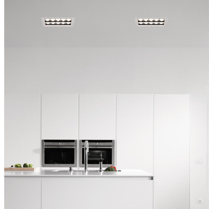 Recessed Square LED Downlights 8W 18W 20W COB LED Ceiling lamps AC220V LED Spot Lights room Hotel clothing store Indoor Lighting