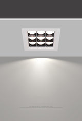 Recessed Square LED Downlights 8W 18W 20W COB LED Ceiling lamps AC220V LED Spot Lights room Hotel clothing store Indoor Lighting