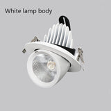Recessed LED Downlight Angle Adjustable Built-in LED Spot light Encastrable AC220V White Black 5W 7W 10W 20W for Indoor Lighting