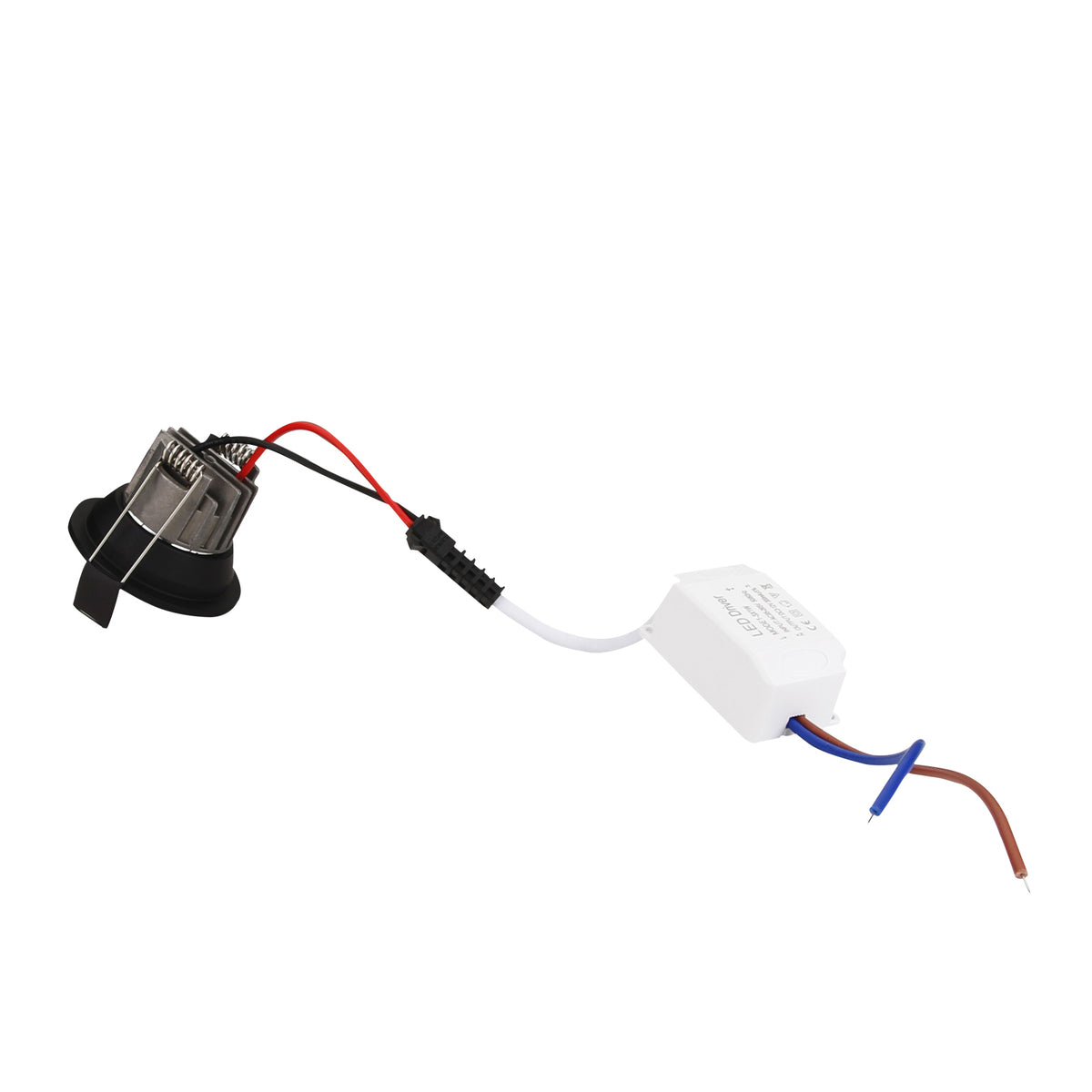 Dimmable LED COB 2.16in Recessed Ceiling Downlight Spotlight Lighting 110V 220V 3W 30W Equivalent Light Bright Lamps with Driver