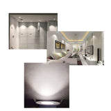 Dimmable LED COB 2.16in Recessed Ceiling Downlight Spotlight Lighting 110V 220V 3W 30W Equivalent Light Bright Lamps with Driver