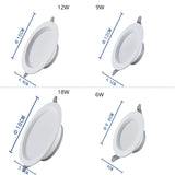 LED Downlight 6W 12W Recessed Downlight Hotel Project LED Home Improvement Spotlight Living Room Ceiling Ceiling Light