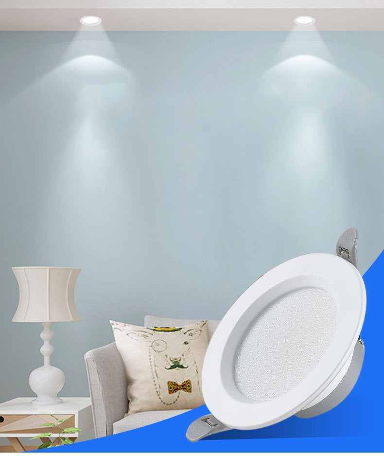 LED Downlight 6W 12W Recessed Downlight Hotel Project LED Home Improvement Spotlight Living Room Ceiling Ceiling Light