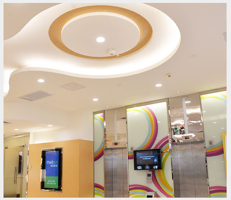 LED Downlight 6W 12W Recessed Downlight Hotel Project LED Home Improvement Spotlight Living Room Ceiling Ceiling Light