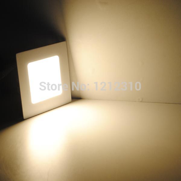 Dimmable led downlight square panel light 3w 4w 6w 9w 12w 15w 25w ceiling recessed lamp warm cold white plafond