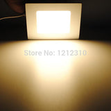 Dimmable led downlight square panel light 3w 4w 6w 9w 12w 15w 25w ceiling recessed lamp warm cold white plafond