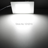 Dimmable led downlight square panel light 3w 4w 6w 9w 12w 15w 25w ceiling recessed lamp warm cold white plafond
