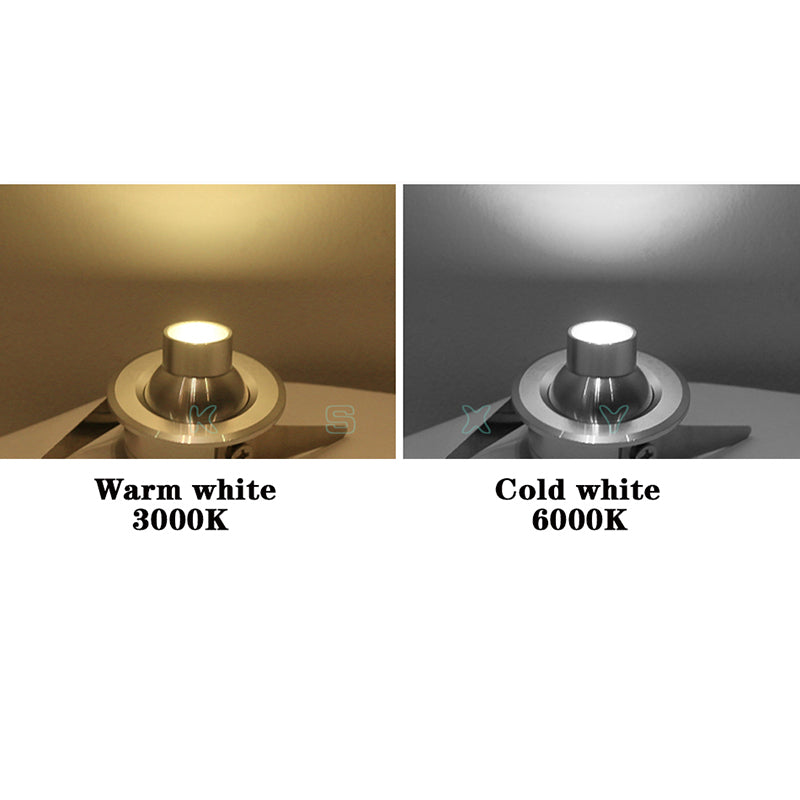 LED White/Warm White AC 85-265V Mini Embedded Light 1W /3W Led Downlight Jewelry Cabinet Lamp LED Mini Spotlight Lamp