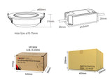 MiBoxer DW1-06A-ND 6W LED Downlight Input Voltage AC110-240V Rotate Led Lamp angle use for Home Lighting
