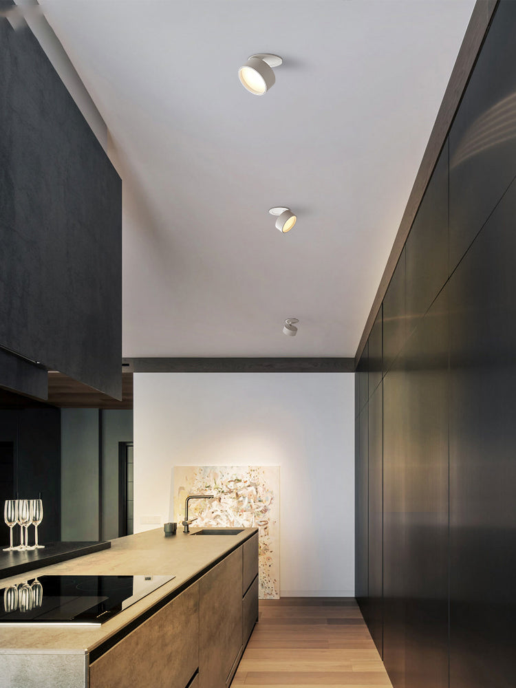 Saiyo Foldable LED Downlight 3W 5W 7W 12W Recessed Round Spot Light Aluminum Ceiling Lamp 75mm For Kitchen Home Indoor Lighting