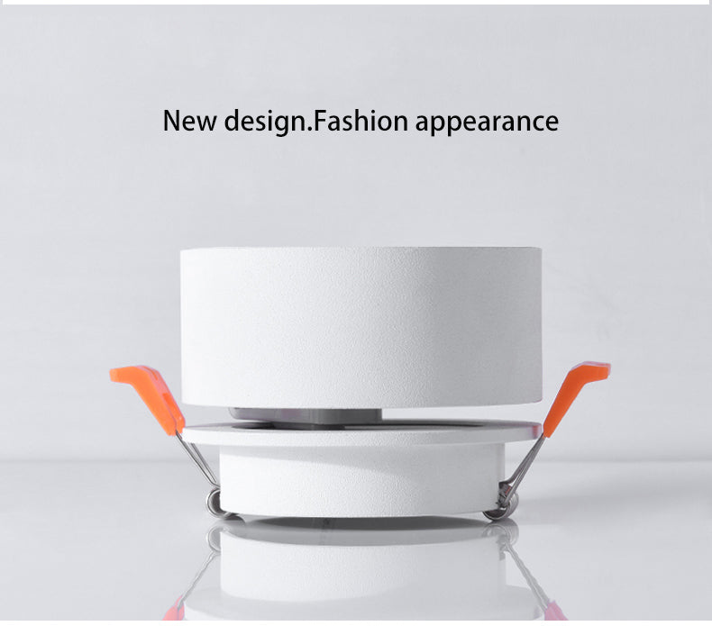 Saiyo Foldable LED Downlight 3W 5W 7W 12W Recessed Round Spot Light Aluminum Ceiling Lamp 75mm For Kitchen Home Indoor Lighting