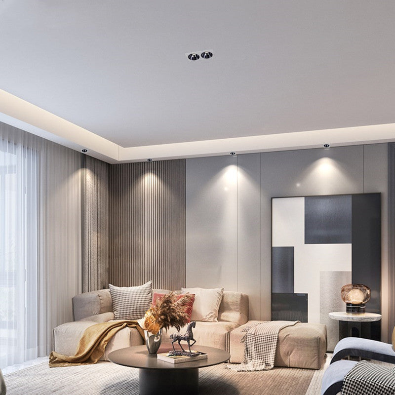 LED Square Downlight Dimmable COB Ceiling Light 7w 12w 85-265V Spotlight for Bedroom Living Room Indoor Lighting