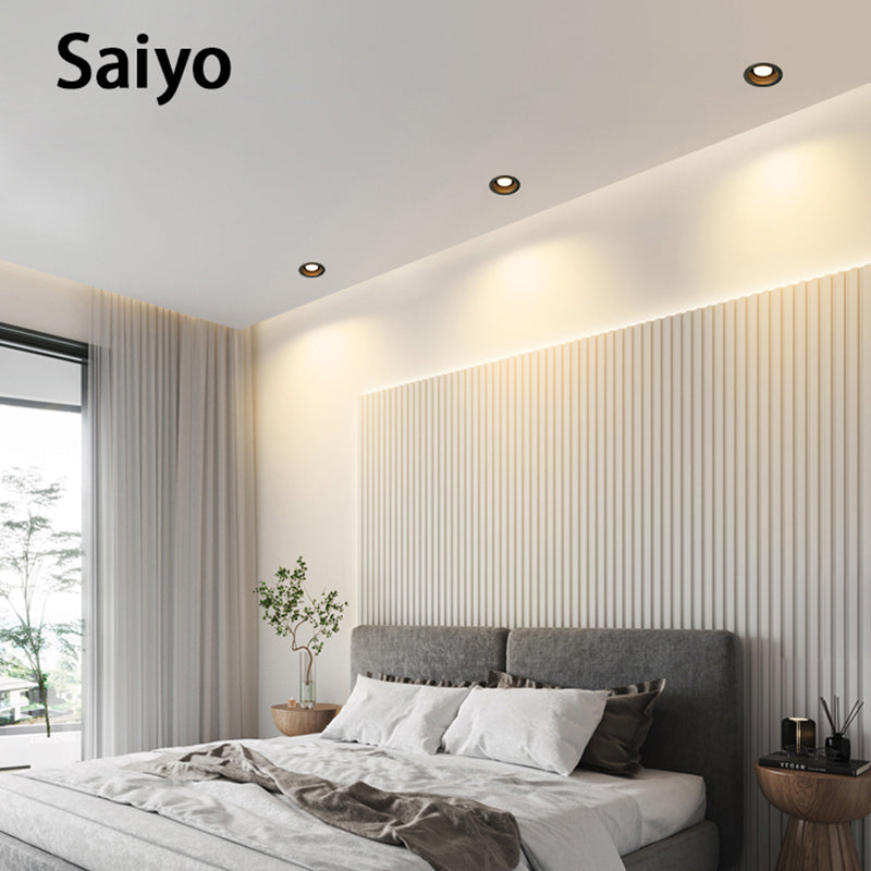 Recessed Anti-glare LED COB Downlight 7W 10W Dimmable 85-265V Ceiling Lamp Spot Light 12W 15W Home Living Room Bedroom Lighting