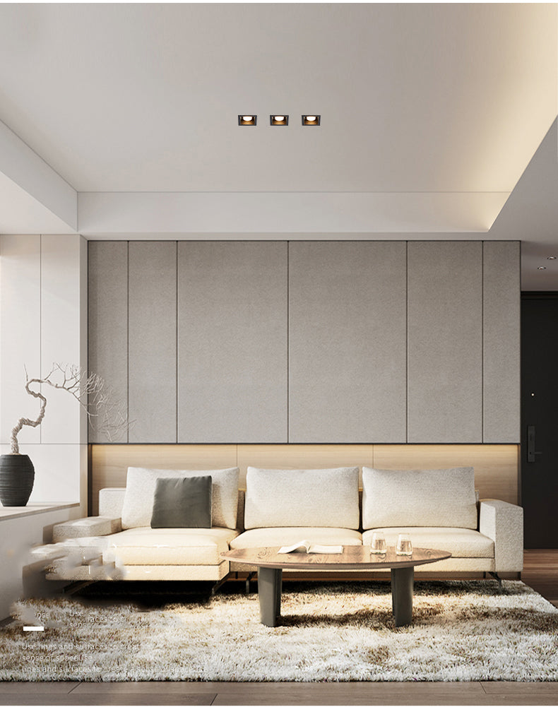 Recessed Anti-glare LED COB Downlight 7W 10W Dimmable 85-265V Ceiling Lamp Spot Light 12W 15W Home Living Room Bedroom Lighting