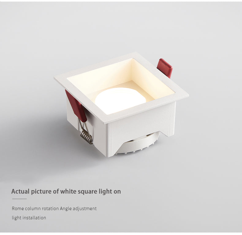 Recessed Anti-glare LED COB Downlight 7W 10W Dimmable 85-265V Ceiling Lamp Spot Light 12W 15W Home Living Room Bedroom Lighting