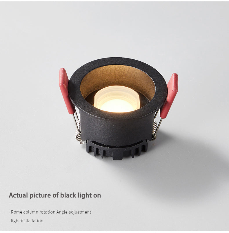 Recessed Anti-glare LED COB Downlight 7W 10W Dimmable 85-265V Ceiling Lamp Spot Light 12W 15W Home Living Room Bedroom Lighting