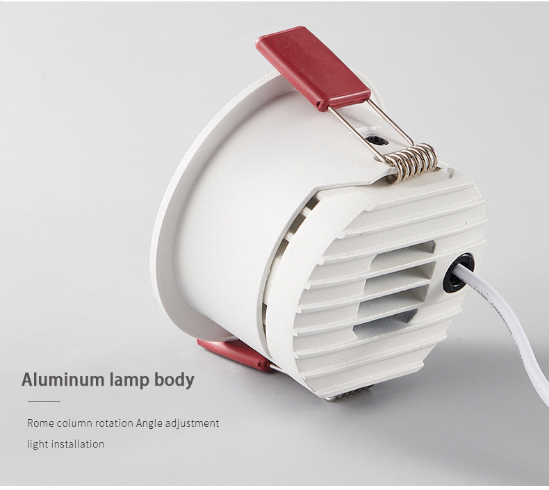 Recessed Anti-glare LED COB Downlight 7W 10W Dimmable 85-265V Ceiling Lamp Spot Light 12W 15W Home Living Room Bedroom Lighting