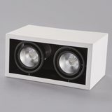 Super Brightness AC 85-230V Square Surface Mounted LED COB Dimmable Downlights 10W 15W 2X10W 2X15W LED Ceiling Lamp Spot Light