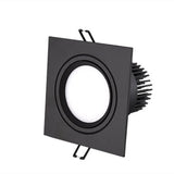 Dimmable AC110V 220V Embedded Single Double Tube LED Downlight COB 7w 9w 12W 24W Spotlight Decorative Ceiling Light Commercial