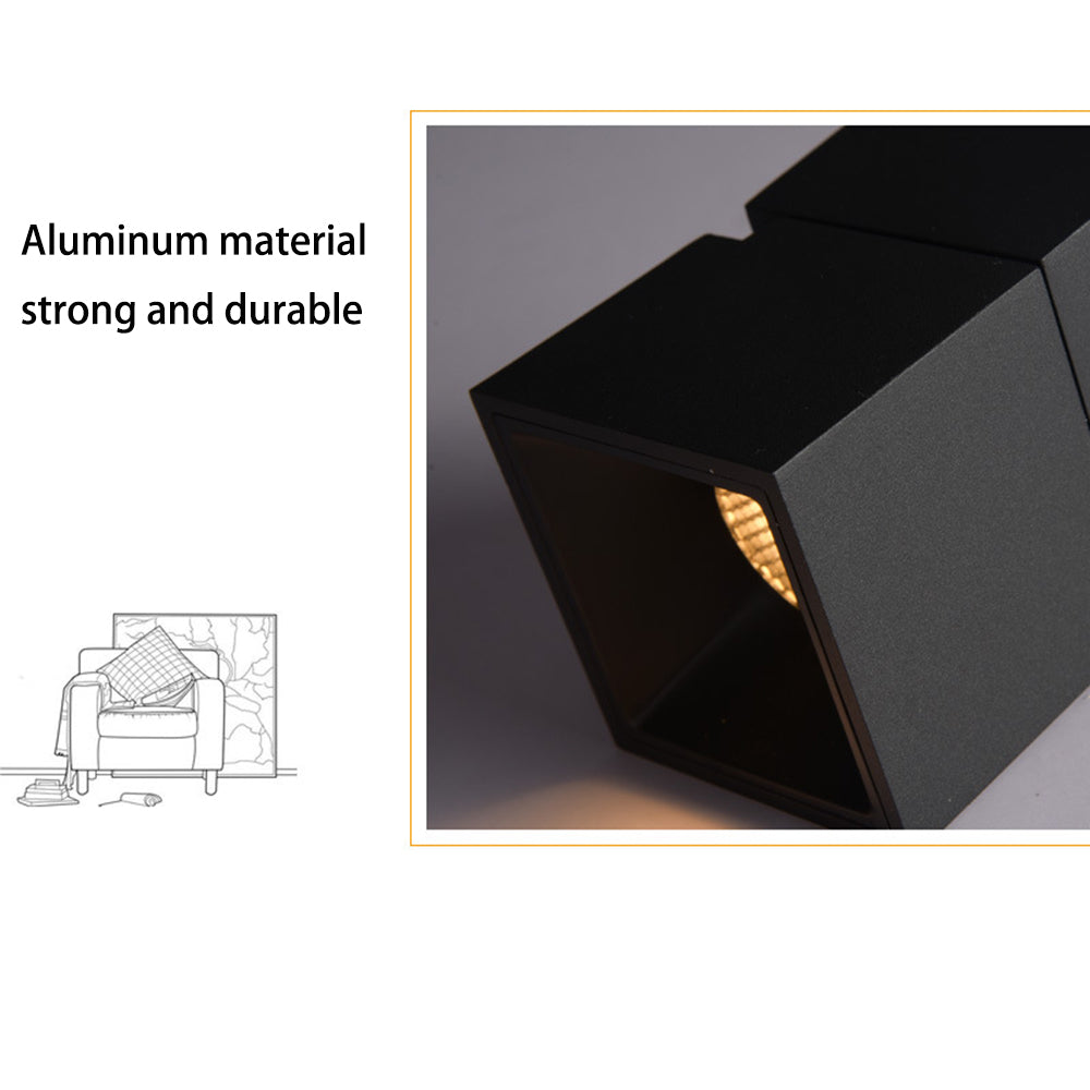 Surface Installation Home Lighting Modern Folding 7W 12W LED Downlight Bedroom Living Room Ceiling Spotlight Adjustable Angle