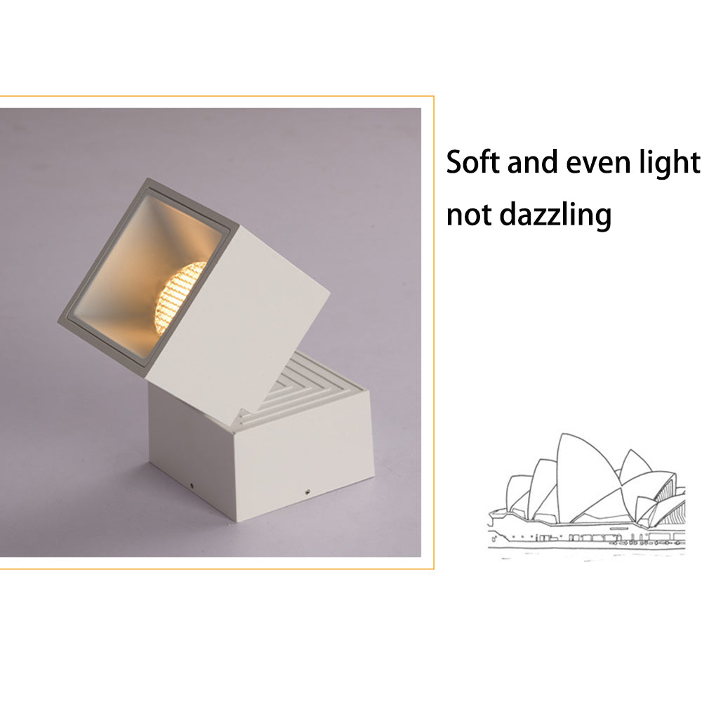 Surface Installation Home Lighting Modern Folding 7W 12W LED Downlight Bedroom Living Room Ceiling Spotlight Adjustable Angle