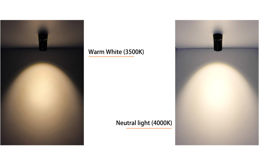 Surface Installation Home Lighting Modern Folding 7W 12W LED Downlight Bedroom Living Room Ceiling Spotlight Adjustable Angle