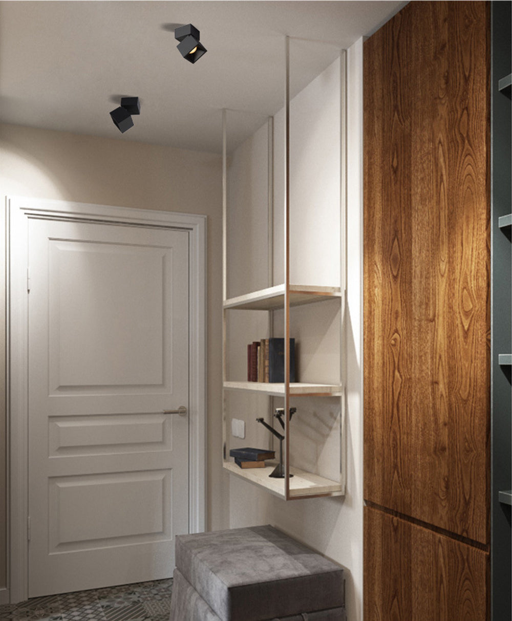 Surface Installation Home Lighting Modern Folding 7W 12W LED Downlight Bedroom Living Room Ceiling Spotlight Adjustable Angle