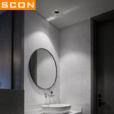 SCON LED Downlights Waterproof IP44 Lamp Ceiling Recessed 7W Safety voltage Recessed LED Lamp Spot Light for Boat for Bathroom