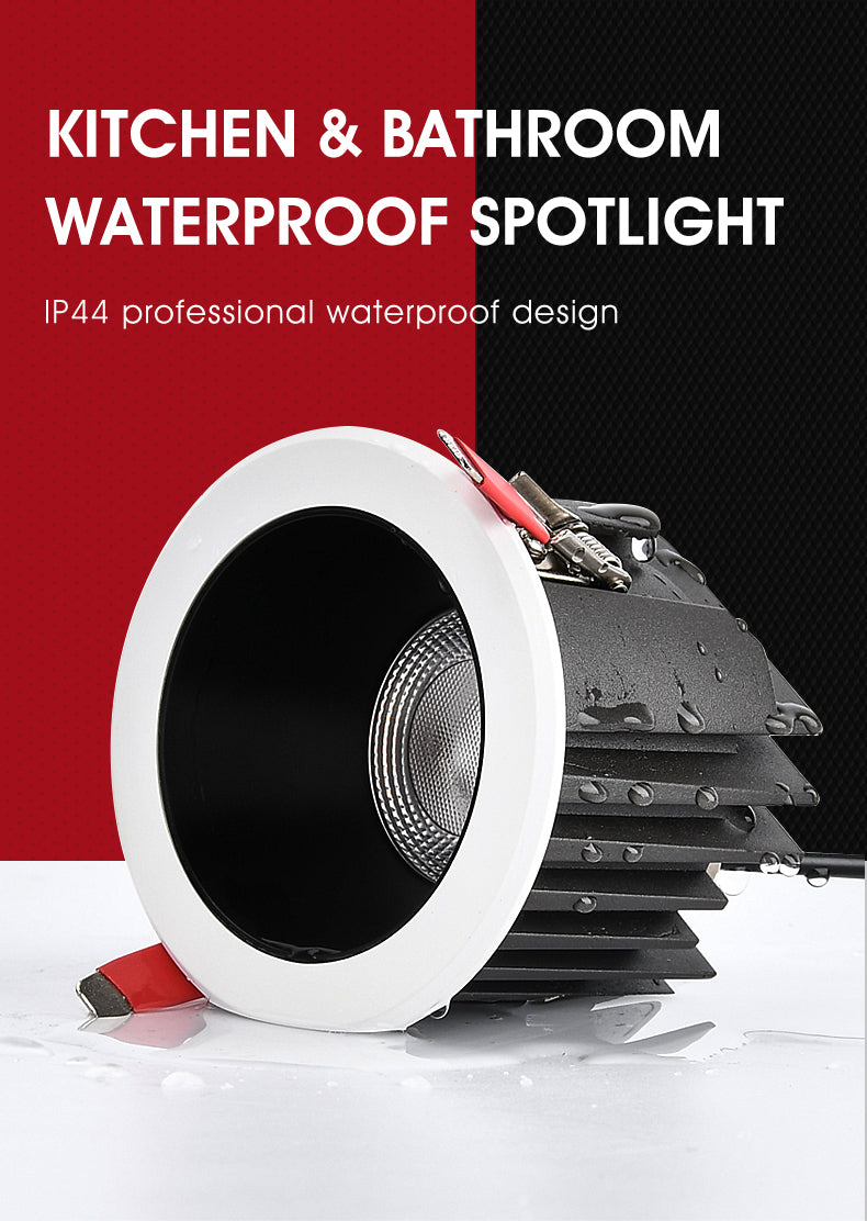 SCON LED Downlights Waterproof IP44 Lamp Ceiling Recessed 7W Safety voltage Recessed LED Lamp Spot Light for Boat for Bathroom