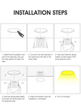 SCON LED Downlights Waterproof IP44 Lamp Ceiling Recessed 7W Safety voltage Recessed LED Lamp Spot Light for Boat for Bathroom