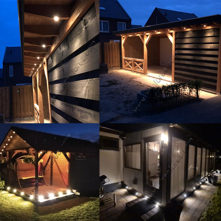 Outdoor LED Spot Light Landscape 12V Lighting Hotel Garden Project Light 1W Lamp 15mm Kitchen DJ KTV Stair Star Downlight