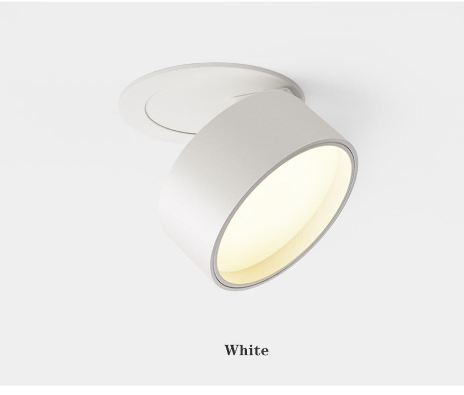 Recessed Led Downlight Foldable Ceiling led Spot Light 360° Rotatable Ceiling Lighting 7W 12W Dimmable For Kitchen Foyer Bedroom