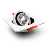 LED COB Recessed Downlight Square 360 Angle Rotatable 14W 20W 30W Ceiling Spot Kitchen Light For TV Background Bedroom AC 220V