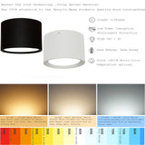 LED Chandelier Light 4pcs Surface Mounted 5W 7W 9W 12W 15W 18W LED downlight Open Mounted LED Ceiling Lamps AC85-265V 110V