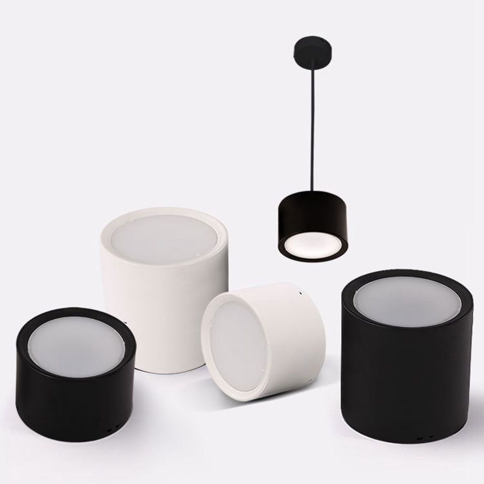 LED Chandelier Light 4pcs Surface Mounted 5W 7W 9W 12W 15W 18W LED downlight Open Mounted LED Ceiling Lamps AC85-265V 110V