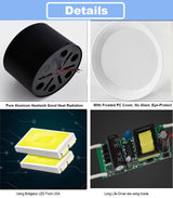 LED Chandelier Light 4pcs Surface Mounted 5W 7W 9W 12W 15W 18W LED downlight Open Mounted LED Ceiling Lamps AC85-265V 110V