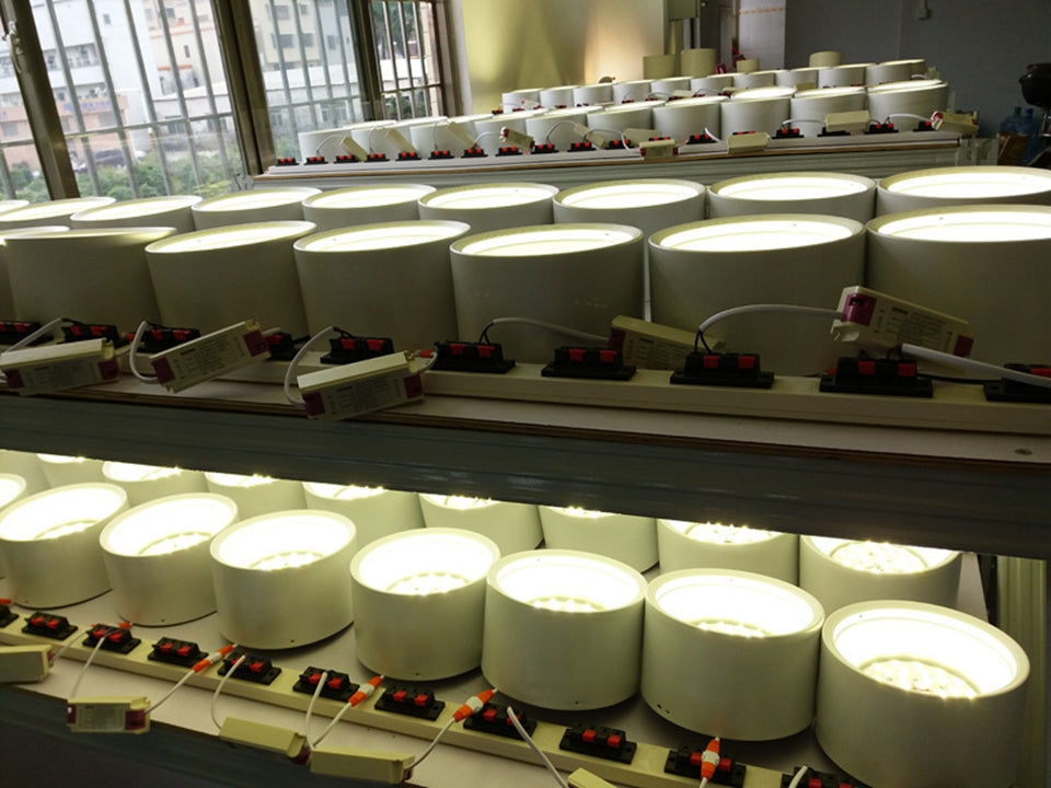 LED Chandelier Light 4pcs Surface Mounted 5W 7W 9W 12W 15W 18W LED downlight Open Mounted LED Ceiling Lamps AC85-265V 110V