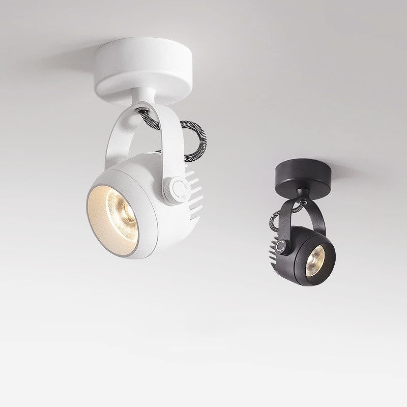 Ceiling Led Spot Lights Lamp Round Nordic 5W 10W Adjustable 220v Angle Home/Commercial Anti-Glare Folding Rotary Downlight Store